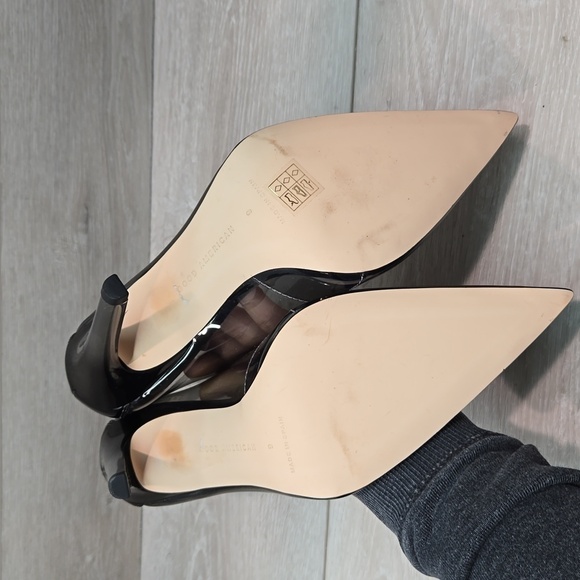 Good American Women "Like New" Cinderella Clear The Pointed toe heels shoes sz 9 - Picture 11 of 12